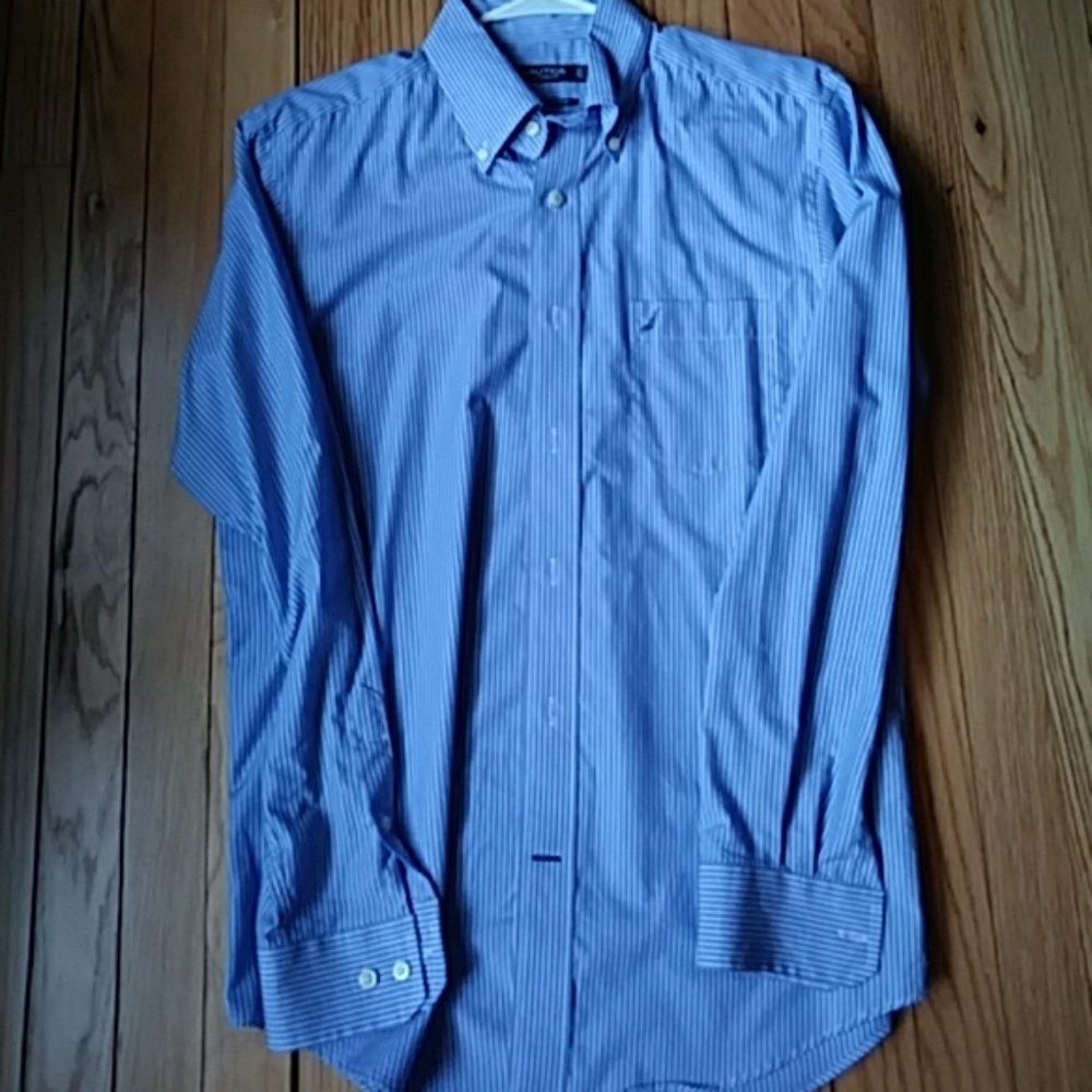 nautica tailored fit button down